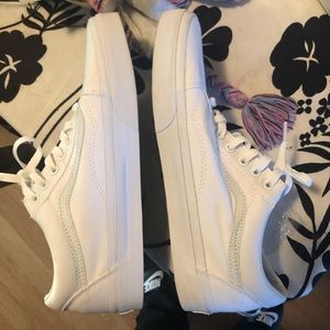Vans Old Skool all white mens 10.5